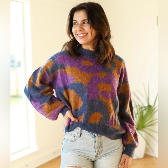 FRNCH Paris “Neliane” Print Design Size Medium EUC! - Picture 1 of 9